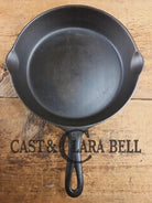 1940’s Griswold No. 8 Cast Iron Skillet with Small Block Logo and Smooth Bottom 704 Skillet