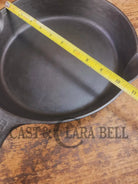 1940’s Griswold No. 8 Cast Iron Skillet with Small Block Logo and Smooth Bottom 704 D. - Skillet
