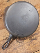 1940’s Griswold No. 8 Cast Iron Skillet with Small Block Logo and Smooth Bottom 704 I - Skillet