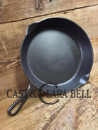 1940’s Griswold No. 8 Cast Iron Skillet with Small Block Logo and Smooth Bottom 704 N Skillet