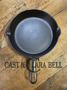 1940’s Griswold No. 8 Cast Iron Skillet with Small Block Logo and Smooth Bottom 704 N Skillet