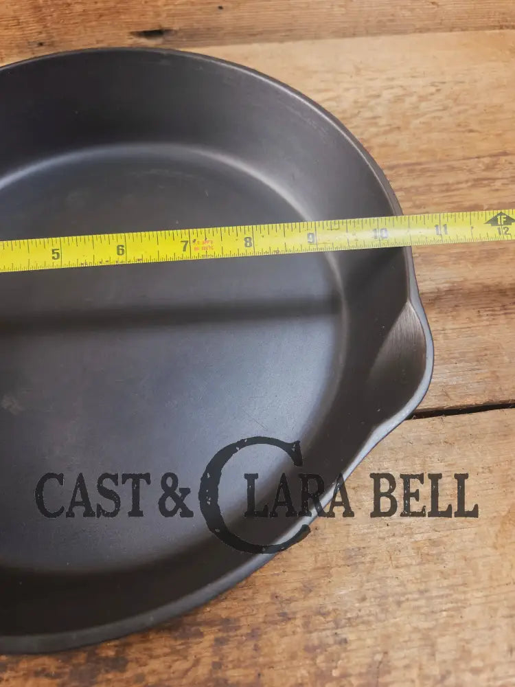 1940’s Griswold No. 8 Cast Iron Skillet with Small Block Logo and Smooth Bottom 704 U Skillet