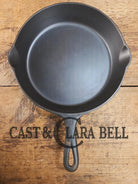 1940’s Griswold No. 8 Cast Iron Skillet with Small Block Logo and Smooth Bottom 704 U Skillet