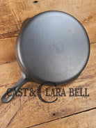 1940’s Griswold No. 8 Cast Iron Skillet with Small Block Logo and Smooth Bottom 704 U Skillet