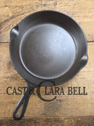 1940’s Griswold No. 8 Cast Iron Skillet with Small Block Logo and Smooth Bottom 704 Z Skillet
