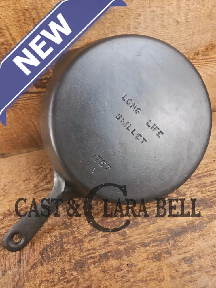 1940’s Hard to find Wagner’s Long Life #7 Cast Iron Skillet 1757. Great gift!! Skillet