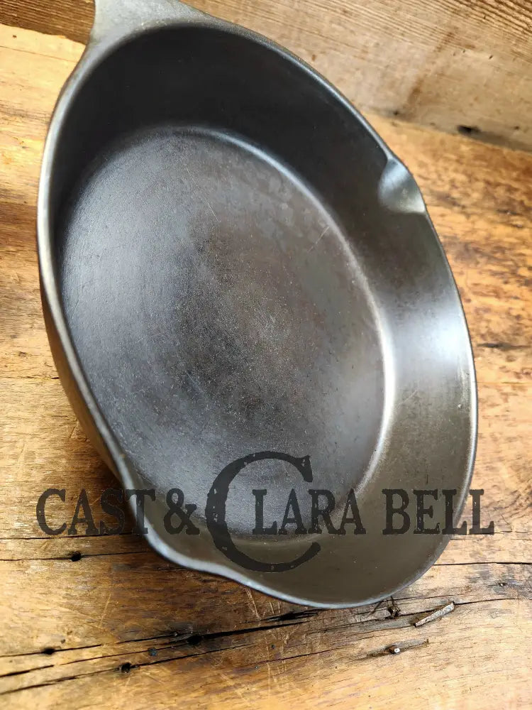 1940’S Lodge #6 Skillet With 3-Notch Heat Ring. Restored And Ready To Use!