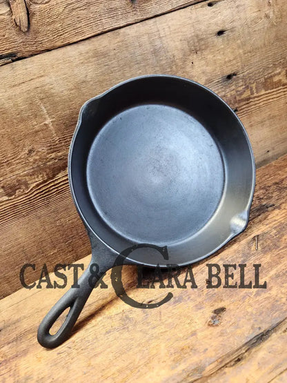 1940’S Lodge #6 Skillet With 3-Notch Heat Ring. Restored And Ready To Use!