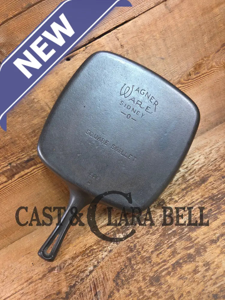 1940’s Wagner Square Skillet with Stylized Logo 1218 D. GREAT pan to have in the kitchen! Skillet