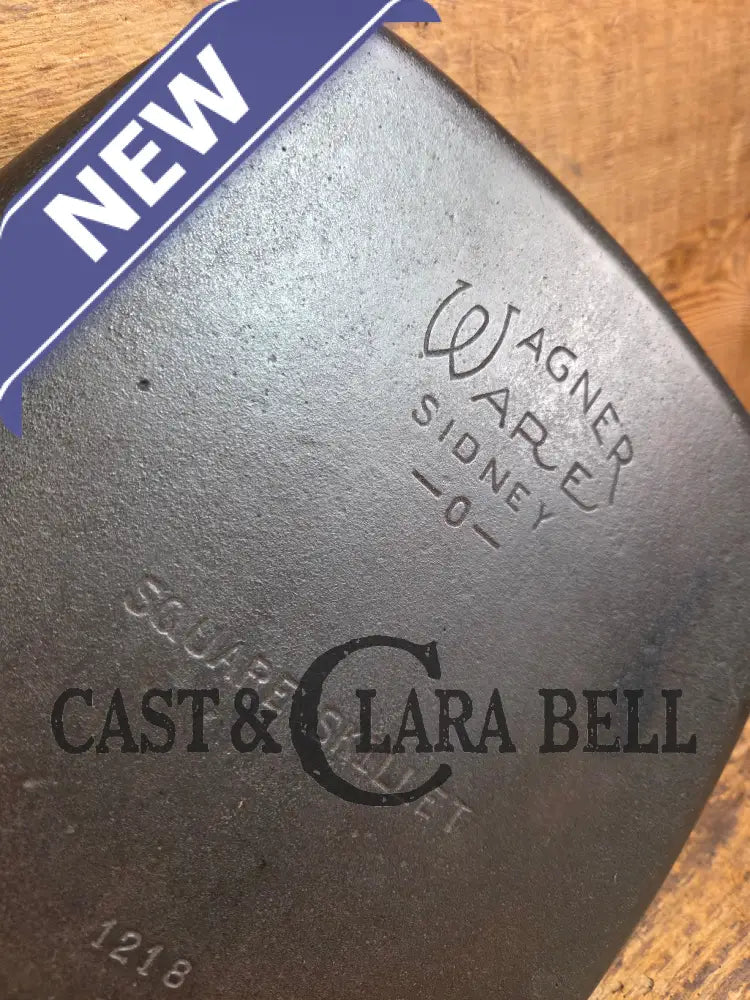1940’s Wagner Square Skillet with Stylized Logo 1218 D. GREAT pan to have in the kitchen! Skillet