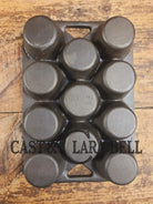 1950’s Era Wagner Cast Iron Popover Pan 11 cup. Perfect for cornbread muffins or popovers SC24 - Bakeware