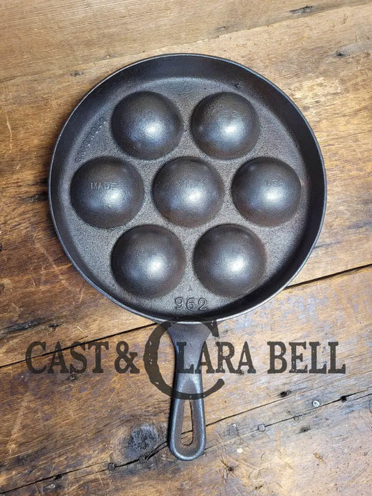 1950S Griswold No. 32 Aebleskiver 962 Skillet