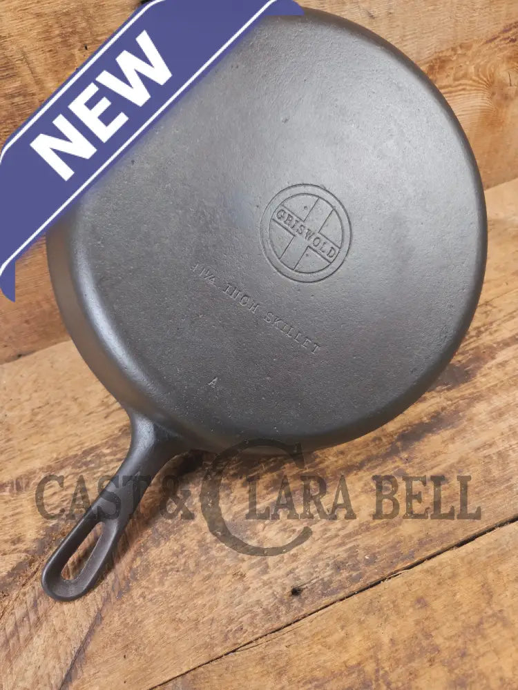 1950’s Wagner made Griswold #9 Skillet with Smooth Bottom. FANTASTIC daily cooker for gas or electric coil only. 11 1/4