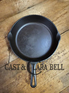 1950’s Wagner made Griswold #9 Skillet with Smooth Bottom. FANTASTIC daily cooker for gas or electric coil only. 11 1/4