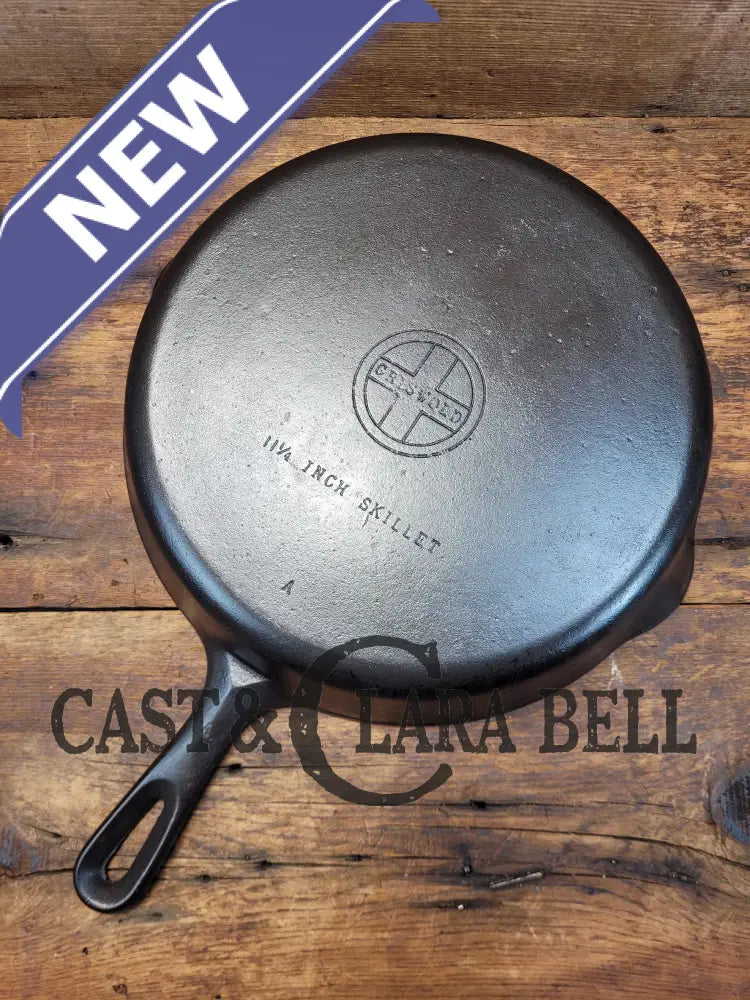 1950’S Wagner Made Griswold #9 Skillet With Smooth Bottom. Fantastic Daily Cooker! Wonderful