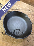 1960’s era Lodge #5 Cast Iron Skillet SK with 3 Notch Heat Ring ’D3’ SC24