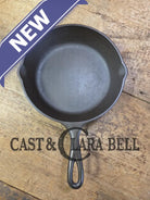 1960’s era Lodge #5 Cast Iron Skillet SK with 3 Notch Heat Ring ’D3’ SC24