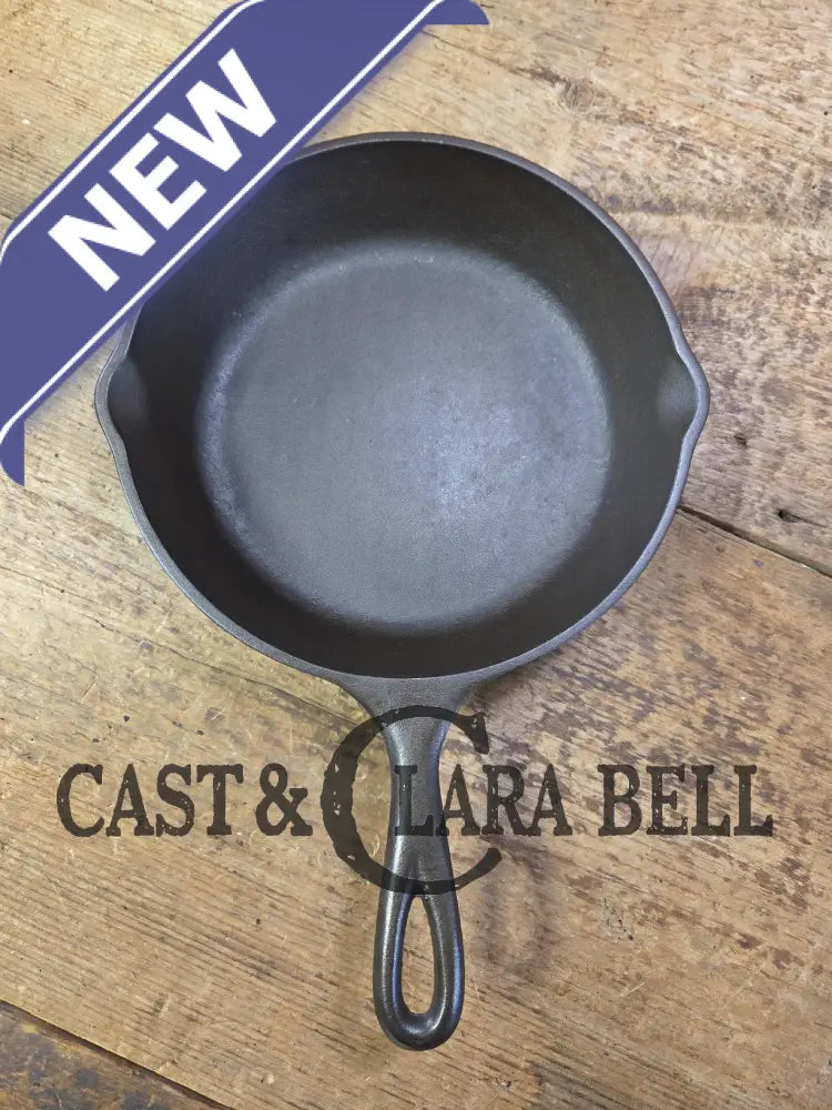 1960’s era Lodge #5 Cast Iron Skillet SK with 3 Notch Heat Ring ’D3’ SC24