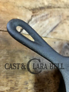 1960’s era Lodge #6 Cast Iron Skillet SK with 3 Notch Heat Ring ’H’. Great daily user!