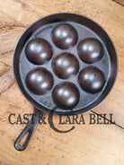 1960’S Era Wagner Made Griswold No. 32 Cast Iron Aebleskiver 962. Perfect For Poached Eggs And