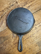 Late 1800’s Unknown Maker Antique #7 Skillet Fancy Handle. Very cool piece to use similar to Griswold Erie Skillet