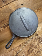 Late 1800’s Unknown Maker Antique #7 Skillet Fancy Handle. Very cool piece to use similar to Griswold Erie Skillet