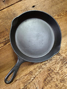 Late 1800’s Unknown Maker Antique #7 Skillet Fancy Handle. Very cool piece to use similar to Griswold Erie Skillet