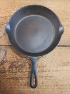 HTF Griswold No. 7 Cast Iron Skillet with Small Block Logo and Grooved Handle 701 Skillet
