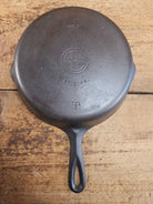 HTF Griswold No. 7 Cast Iron Skillet with Small Block Logo and Grooved Handle 701 Skillet