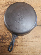 HTF Griswold No. 7 Cast Iron Skillet with Small Block Logo and Grooved Handle 701 Skillet