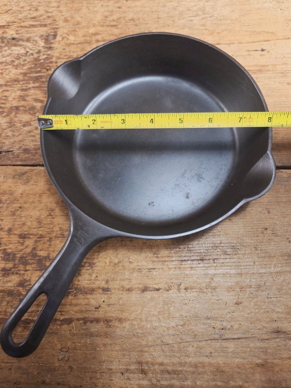1930’s Griswold No. 5 Saute Skillet Small Logo Grooved Handle Smooth Bottom 724 M. Restored and Ready to Use! Skillet