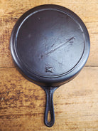 PRICED TO SELL! Great daily user Mystery #8 Skillet with Heat Ring and X Makers Mark. Handles beautifully Skillet