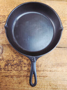 PRICED TO SELL! Great daily user Mystery #8 Skillet with Heat Ring and X Makers Mark. Handles beautifully Skillet