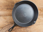 HTF and Gorgeous! Early 1900’s Wagner ’Arc Straight’ logo #10 Cast Iron Skillet. Big skillet for big appetites! Skillet