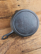 Antique elegant gate-marked unknown #8 skillet. Wonderfully preserved. Est 1880’s Era. Flat handle # Pattern Skillet