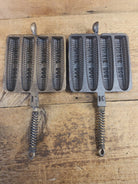 What a COOL novelty! Rare Dixie Mfg and Co. Dixie Dog cornbread waffle iron! Waffle Iron