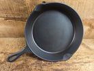 Unique! 1930’s era Martin Stove & Range Co. #8 ’Three Notch’ Cast Iron Skillet with Text Logo. Versatile and elegant