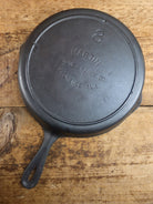 Unique! 1930’s era Martin Stove & Range Co. #8 ’Three Notch’ Cast Iron Skillet with Text Logo. Versatile and elegant