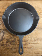 Unique! 1930’s era Martin Stove & Range Co. #8 ’Three Notch’ Cast Iron Skillet with Text Logo. Versatile and elegant