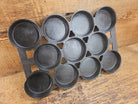 HTF 1920’s Griswold No. 1 Gem Pan Variation 1 11 cup p/n 940. Rarity 4 Bakeware