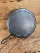 1910’s very early Lodge #8 Cast Iron Skillet with Single Notch and Raised C Skillet