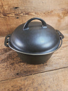 WOW Hard to Find and the cutest Dutch oven EVER. 1920’s Griswold #6 Tite-Top Cast Iron Dutch Oven High Dome Lid with EZ