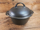 WOW Hard to Find and the cutest Dutch oven EVER. 1920’s Griswold #6 Tite-Top Cast Iron Dutch Oven High Dome Lid with EZ
