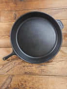A #15 Skillet exists?? California based AB&I early 1900’s custom made milled bottom #15 skillet. One of the biggest you