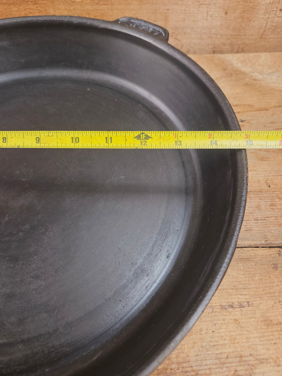 A #15 Skillet exists?? California based AB&I early 1900’s custom made milled bottom #15 skillet. One of the biggest you