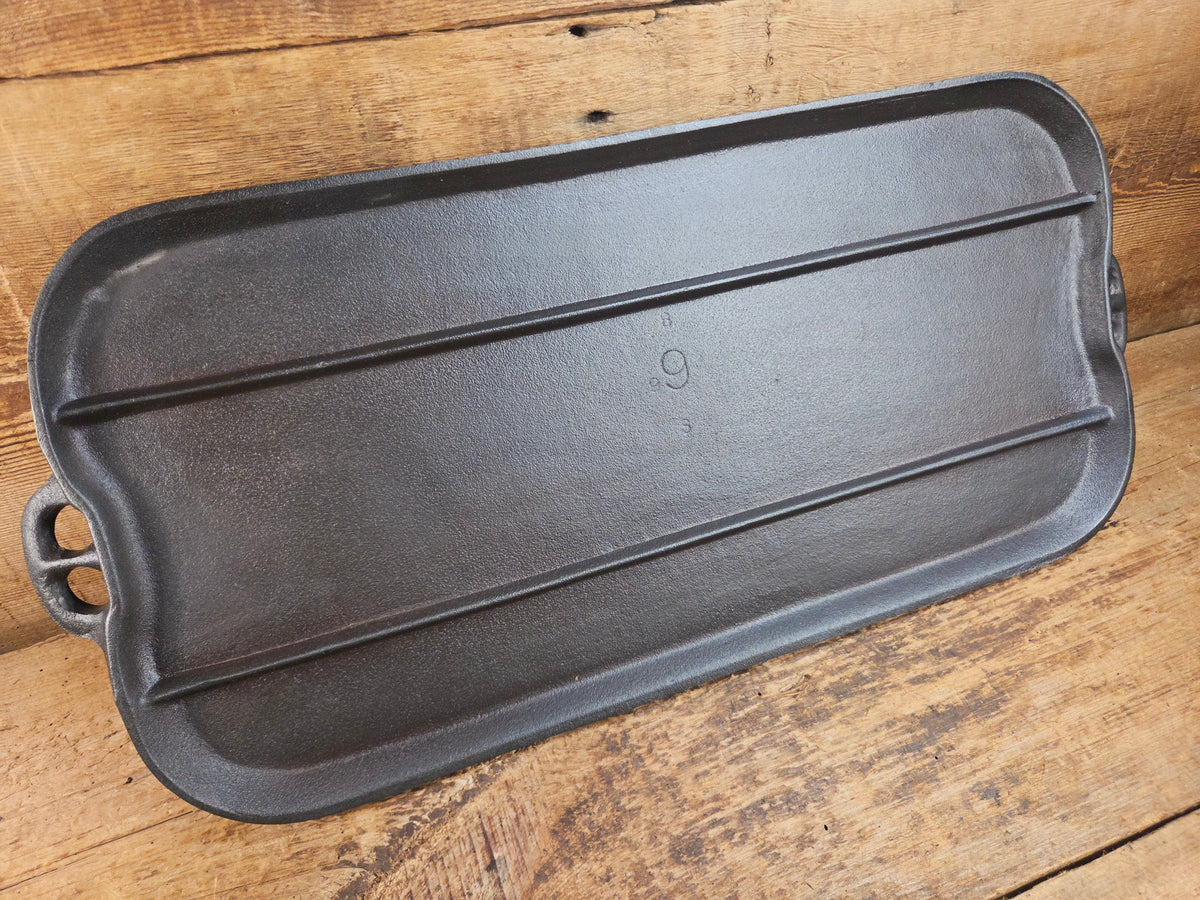 1940’s era Lodge 9 Long Griddle. Great for the grill or stove top for pancakes or burgers! (Copy) Griddle