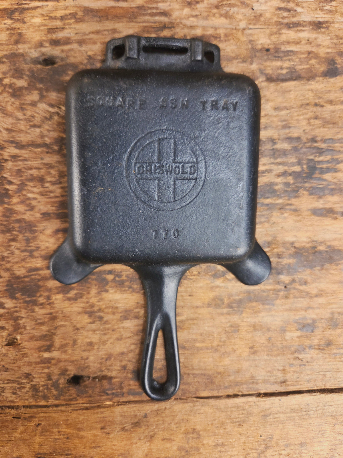 Collectible Griswold 770 Ashtray / Spoon Rest. Small Novelty cast iron skillet for display or stove! Fully Restored so