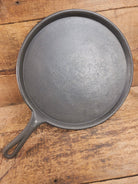 Amazing! Antique #12 handled round griddle! PERFECT pizza griddle or griddle for the cabin! Griddle