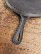 Amazing! Antique #12 handled round griddle! PERFECT pizza griddle or griddle for the cabin! Griddle