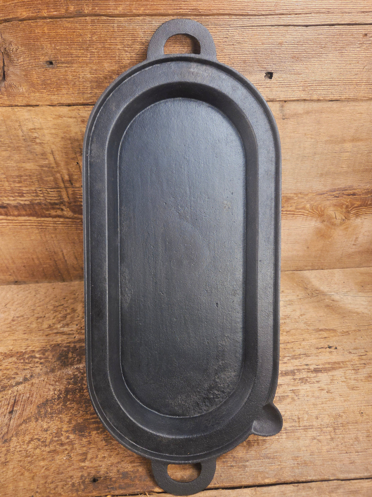1800’s #7 Antique Gate-marked Long Griddle/Fish Fryer Griddle